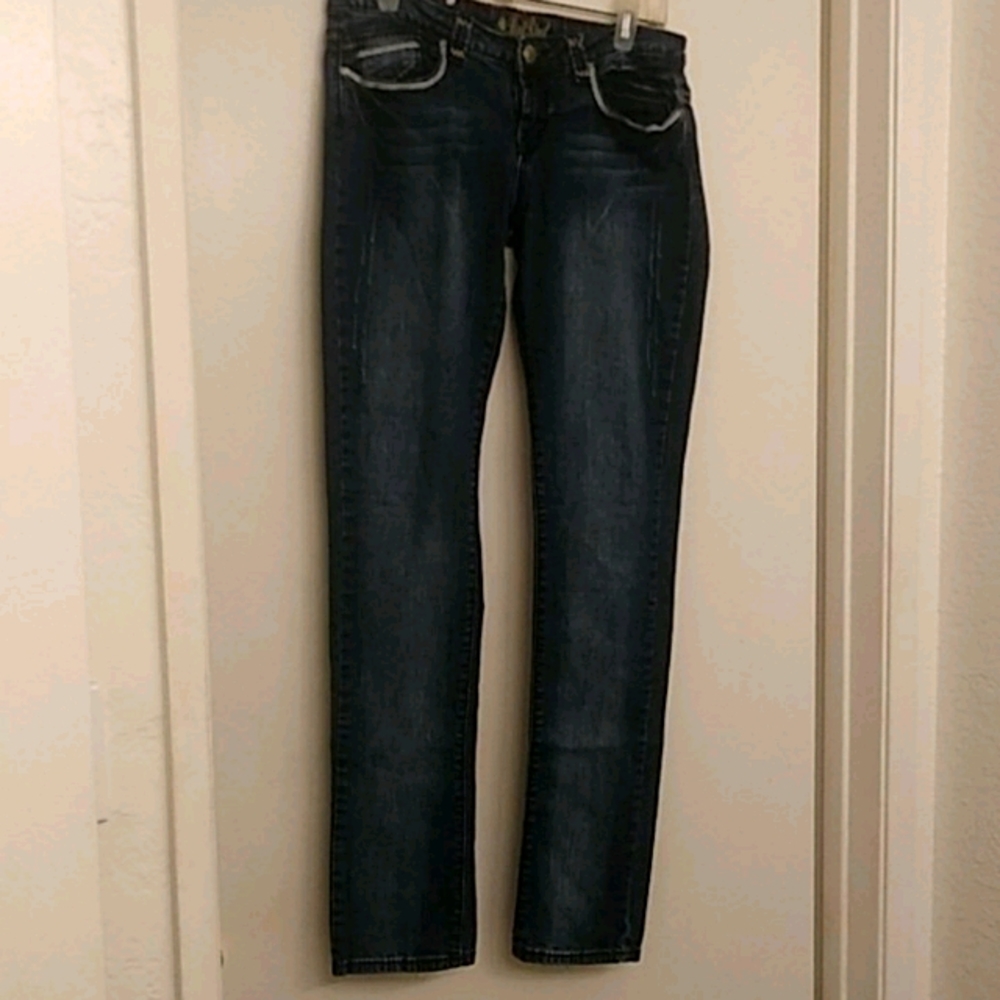 Red Rivet Jeans - Picture 3 of 3